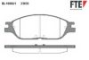 FTE BL1888U1 Brake Pad Set, disc brake